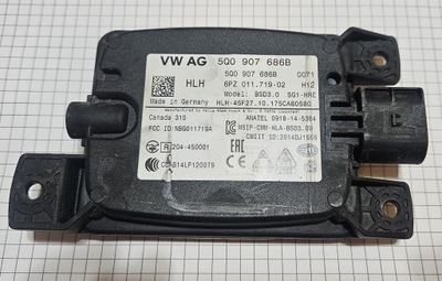 5q0907686b датчик датчик ассистент мертвого pola фото №1