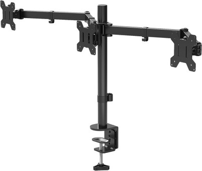 BONTEC UCHWYT NA 3 MONITORY DO BIURKA 13-24" 30 KG