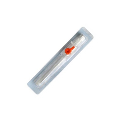 Wenflon 2,1mm sterylny do piercingu pomarańczowy