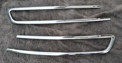 Berlingo iii 4 рамка накладка левая правая хром led фото №1