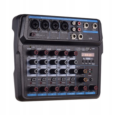 U6 Musical Mini Mixer 6 Channels Audio Mixers BT U