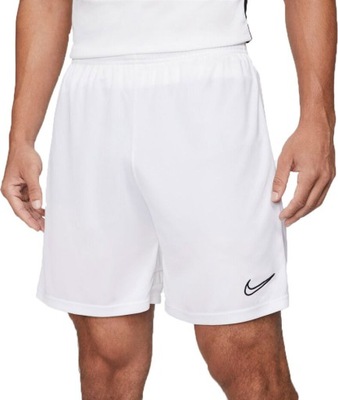 SPODENKI MĘSKIE NIKE DRI-FIT ACADEMY BIAŁE CW6107 100 r 2XL