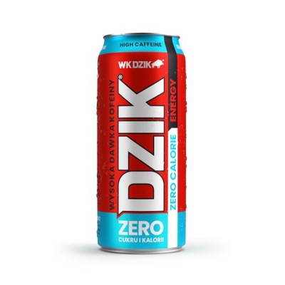 WK Dzik Energy Drink Zero energetyk kofeina 500ml