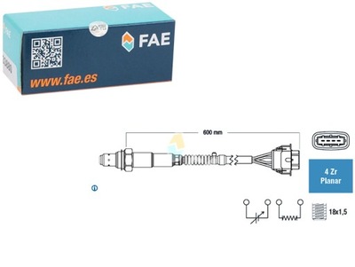 SONDA LAMBDA PORSCHE 911 CARRERA GT 3.6 5.7 06.00-12.06 FAE  