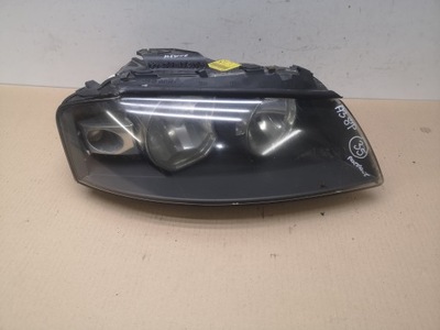 Лампа правая перед передняя audi a3 8p 03-08 uk фото №1