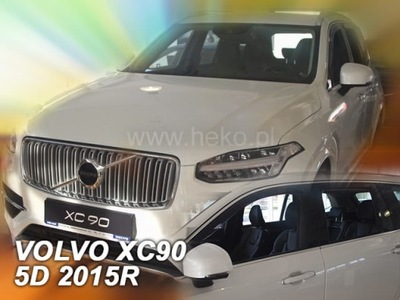 DEFLECTORES HEKO VOLVO XC90 II XC-90 2015-.. DELANTERO/TRASERO  