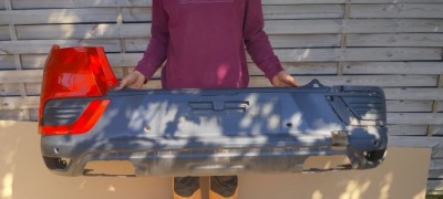 Бампер задняя задний renault arkana 19-23rok 850186741r 850182153r 850186775r фото №1