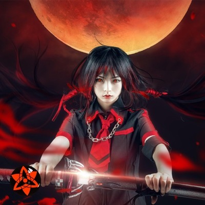 soczewki kontaktowe Anime Sharingan halloween Len