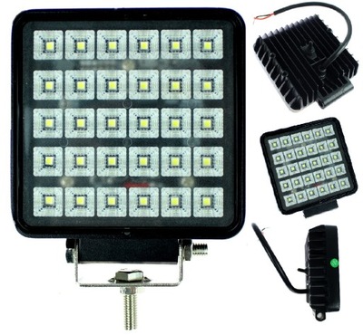 FARO EN FUNCIONAMIENTO 30 DIODO LUMINOSO LED 12V 24V DE DIODOS LUMINOSOS CON WLACZNIKIEM  