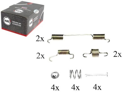 RESORTES PARA ZAPATAS DE FRENADO LAND ROVER A.B.S.  