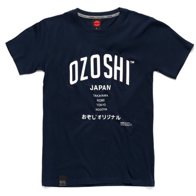 Koszulka męska Ozoshi Atsumi granatowa TSH O20TS007 XL