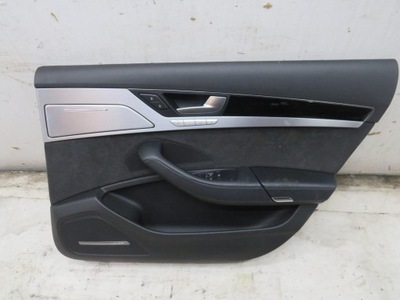 Обшивка оббивка двері правий задня long audi a8 d4 фото №1