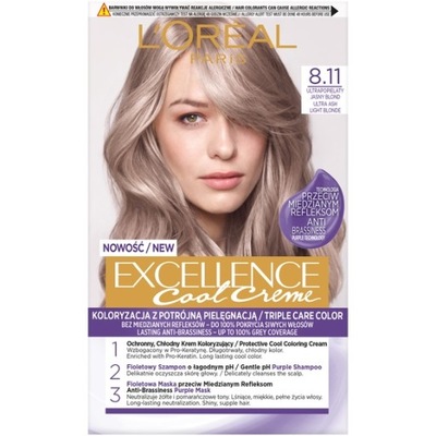 LOREAL Excellence Creme farba 8.11 Jasny Blond
