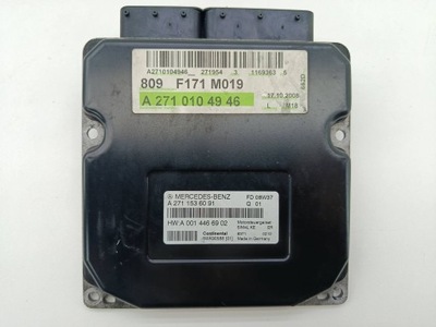 Mercedes r171 бортовой компьютер блок управления двигателя a2711536091 фото №1