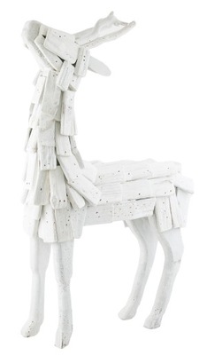 FIGURKA świąteczna RENIFER drewniana XL