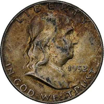 USA, Half Dollar, Franklin Half Dollar, 1952, U.S.