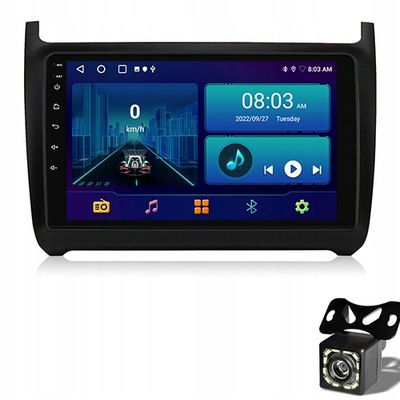 RADIO NAVEGACIÓN GPS BT ANDROID VW POLO 5 2008-2020  