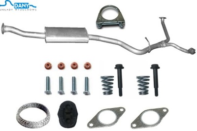 Subaru outback 3.6 гасник середній фото №1