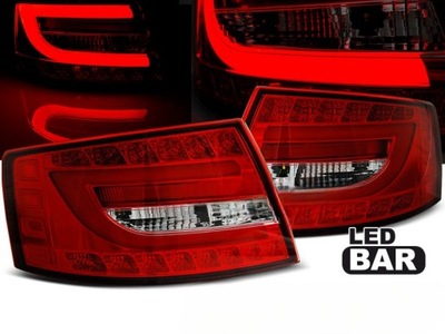 ФОНАРИ ЗАДНЕЕ DO AUDI A6 C6 4F СЕДАН OD 2004 DO 2008 ROKU LED (СВЕТОДИОД ) BAR RED 7 PIN !