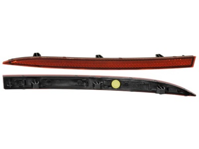 Vw touareg відбивач бампера лівий задня 760945105 . фото №1