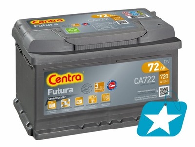 CENTRA FUTURA CA722 72AH 720A P+ 