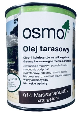 OSMO 014 Olej do tarasów MASSARANDUBA 0,125 l