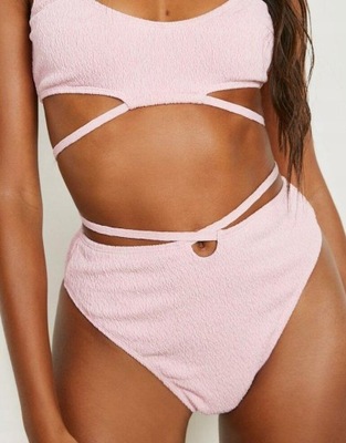 BOOHOO DÓŁ OD BIKINI WYSOKI STAN ORU XXH__XS