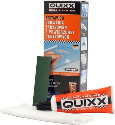 Quixx usuwa zarysowania z powierzchni akrylowych