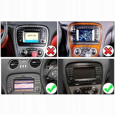 RADIO GPS MERCEDES SL R230 ANDROID 4/64GB SIM DSP  