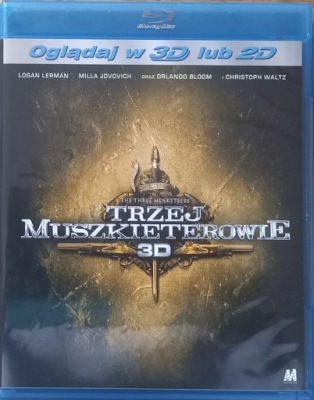 TRZEJ MUSZKIETEROWIE 3D [BLU-RAY]