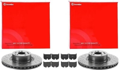 BREMBO DISCOS + ZAPATAS PARTE DELANTERA MERCEDES W220 C215 S65  