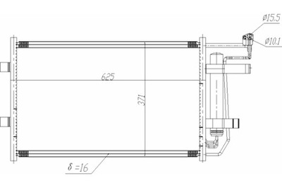 HART KONDENSATORIUS KONDENSATORIUS KONDICIONAVIMO MAZDA 5 1.8I 10- 