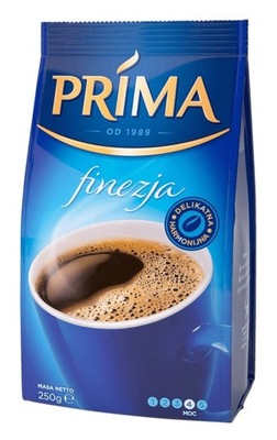 Kawa mielona Prima Finezja 250g niebieska