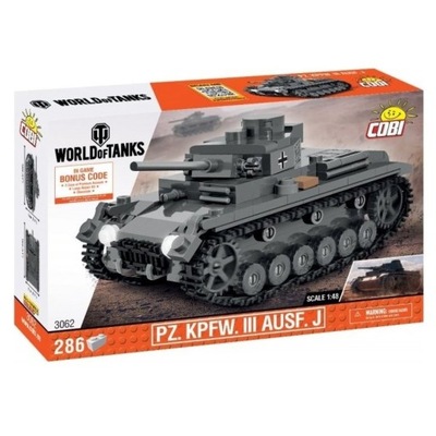 PzKpfw III Ausf. J World Of Tanks COBI 3062 klocki