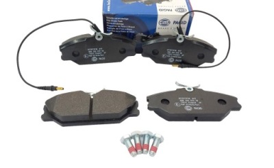 Тормозные колодки тормозные перед hella renault 25 espace laguna megane safrane scenic фото №1