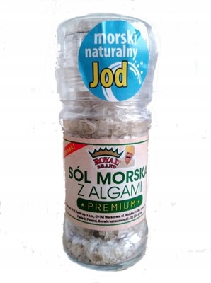 Sól z algami premium bogata w NATURALNY JOD
