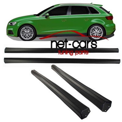 Пороги audi a3 8v 16-20 sportback s line s3 rs фото №1