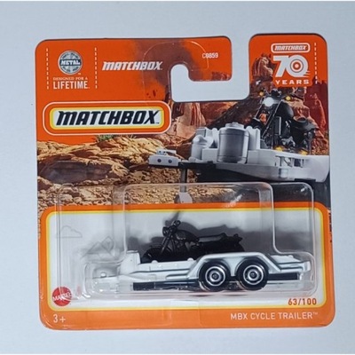 Matchbox 1:64 MBX Cycle Trailer MB2020