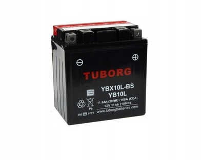 АККУМУЛЯТОР TUBORG YBX10L-BS YB10L-A2 YB10L-B2 AGM 12V 11,6AH 160A P+ СИЛЬНЫЙ