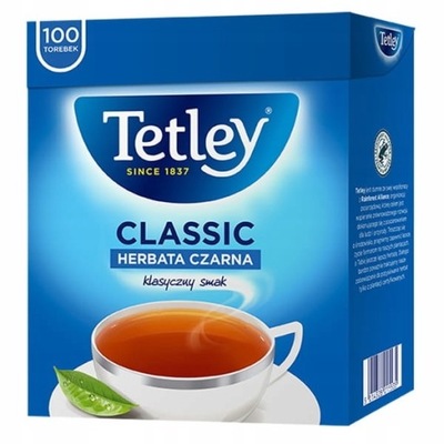 Herbata czarna ekspresowa Tetley 150 g 100 torebek