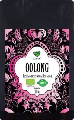 OOLONG herbata ekologiczna, czerwona liściasta 70g EcoBlik