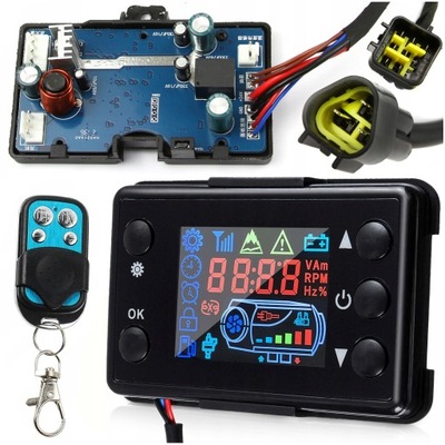 Блок керування дисплей lcd programator обігрівач обігрівача + pilot 12v фото №1