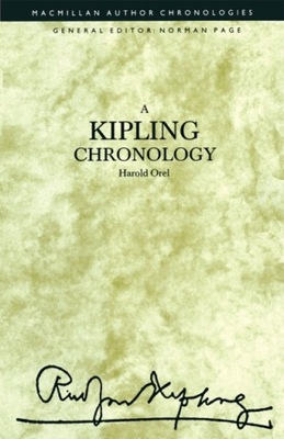 Kipling Chronology - Orel, Harold EBOOK