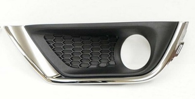 Решётка радиатора w бампер с отверстие левая jeep compass 17 - фото №1