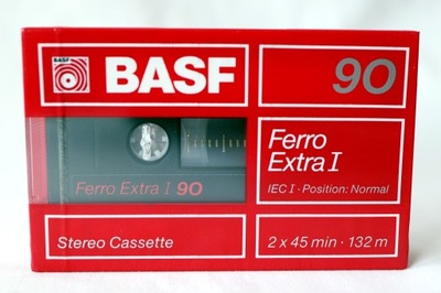 BASF Ferro Extra I * C-90 NOWA, FOLIA, Stan WZOROWY - Najtaniej !