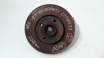 Renault captur i поворотный кулак правый перед ступица fdb222 фото №1