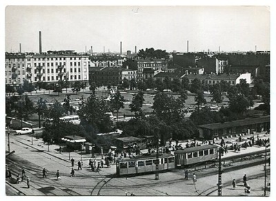 ŁÓDŹ :: Plac Niepodległości - stary tramwaj