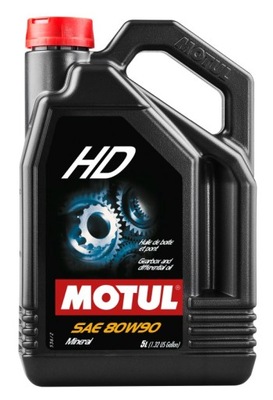 MOTUL ACEITE MOTUL 80W90 5L HD GL4/GL5 / PRZEKLADNIO  