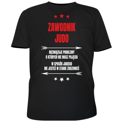 KOSZULKA ZAWODNIK JUDO ROZWIĄZUJE