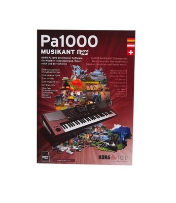 KARTA SD PAKIET KORG PA1000 MUSIKANT